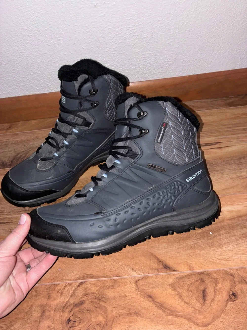 SALOMON Women’s Kaina Mid CS WP Winter Boots - size 7.5